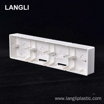 Electrical Plastic Fireproof Box Inch switch box